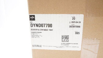 Medline DYND07700 Incision and Drainage Tray - Case of 20